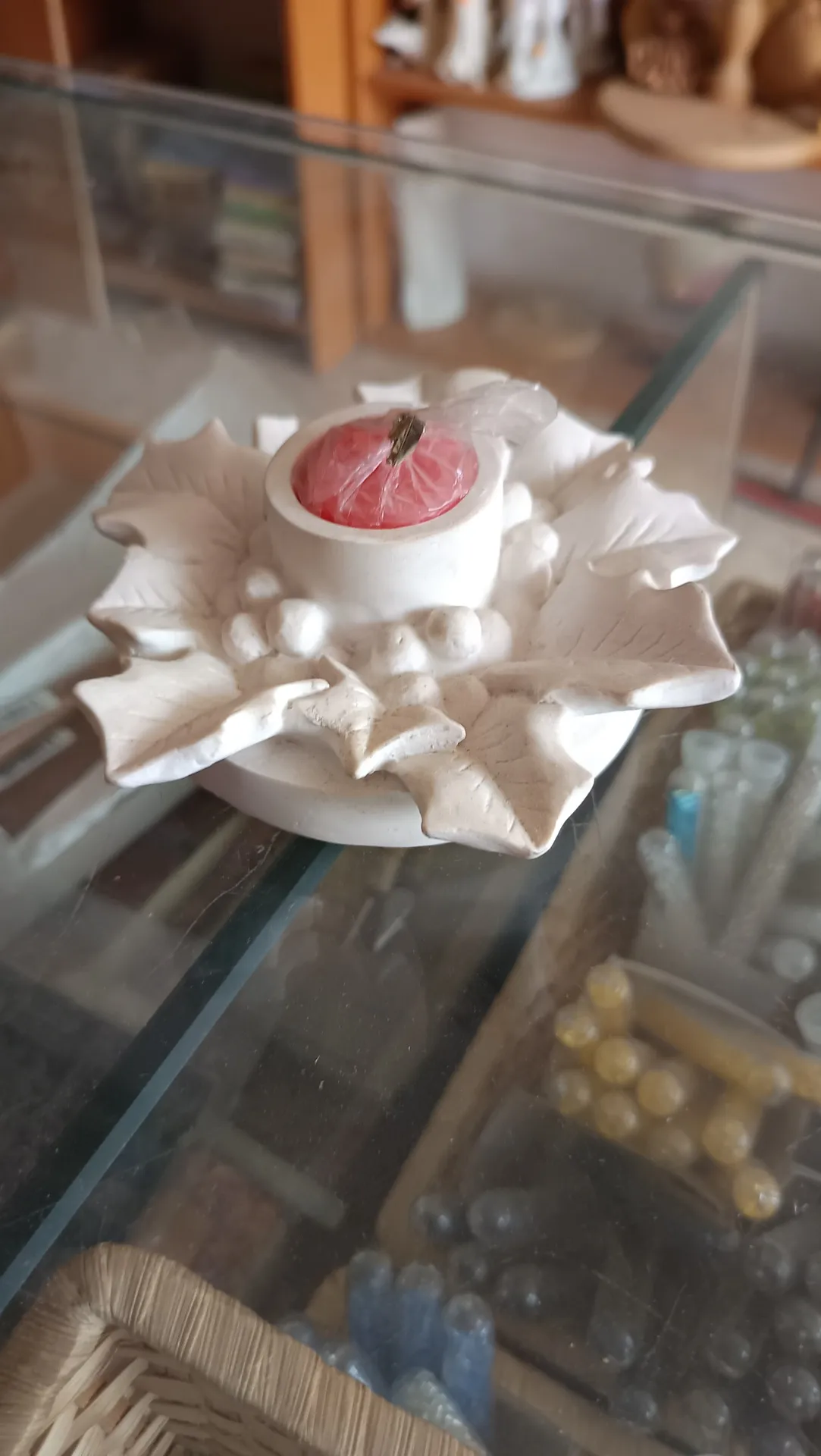 Portavelas marmolina