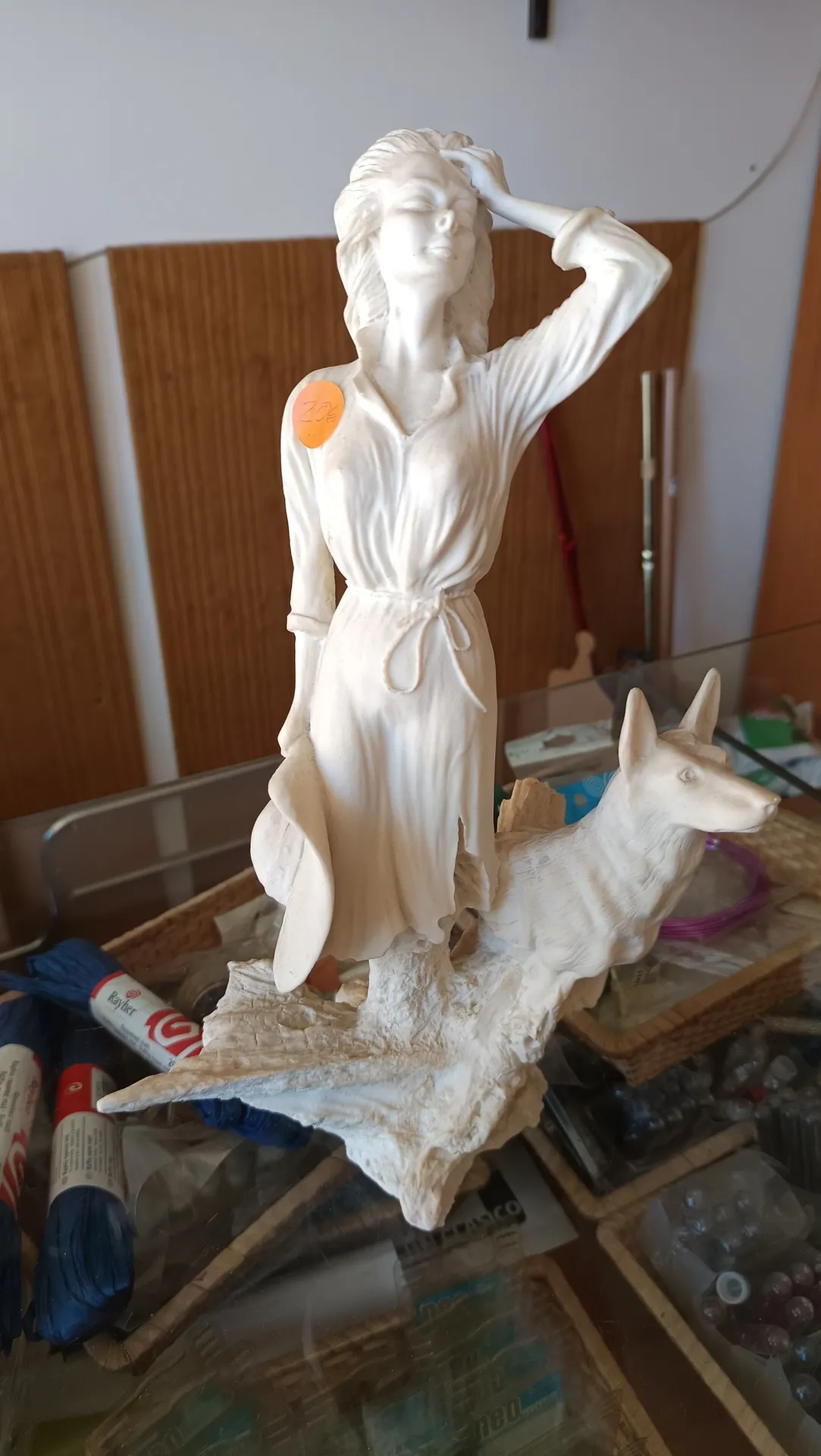 Chica marmolina perro 40cm