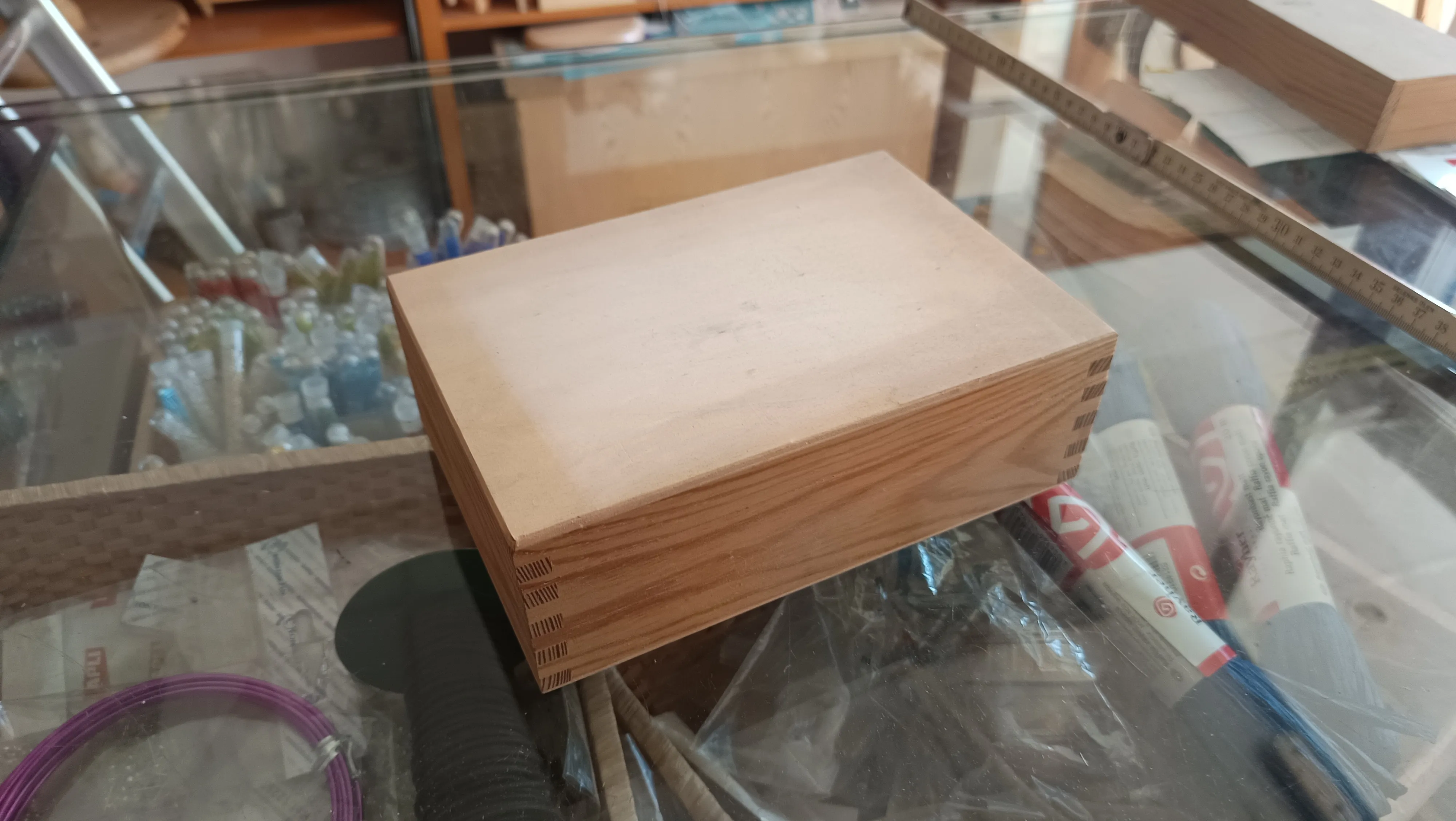 Caja madera 19x13x7
