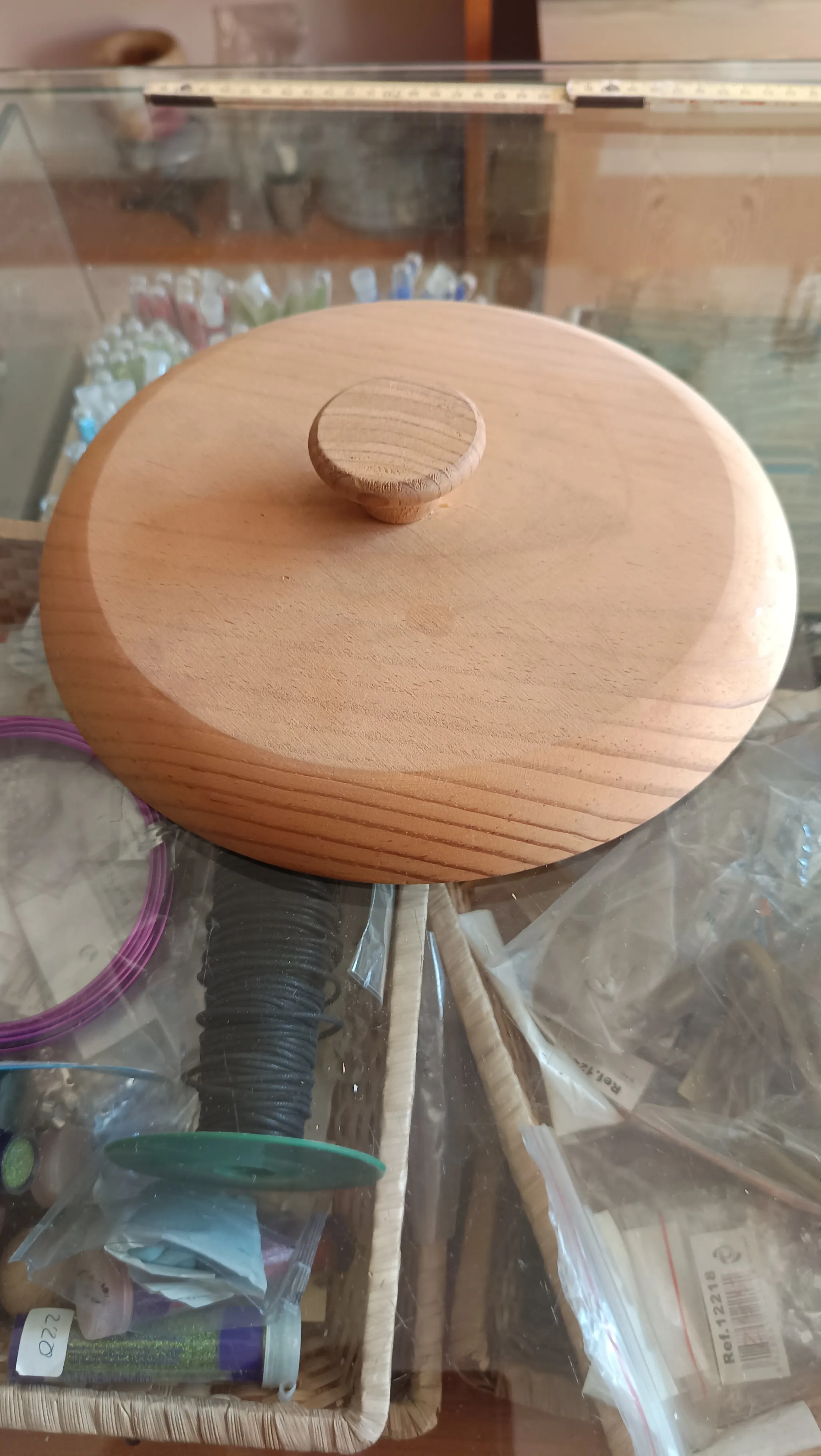 Tapa madera cortar 25cm