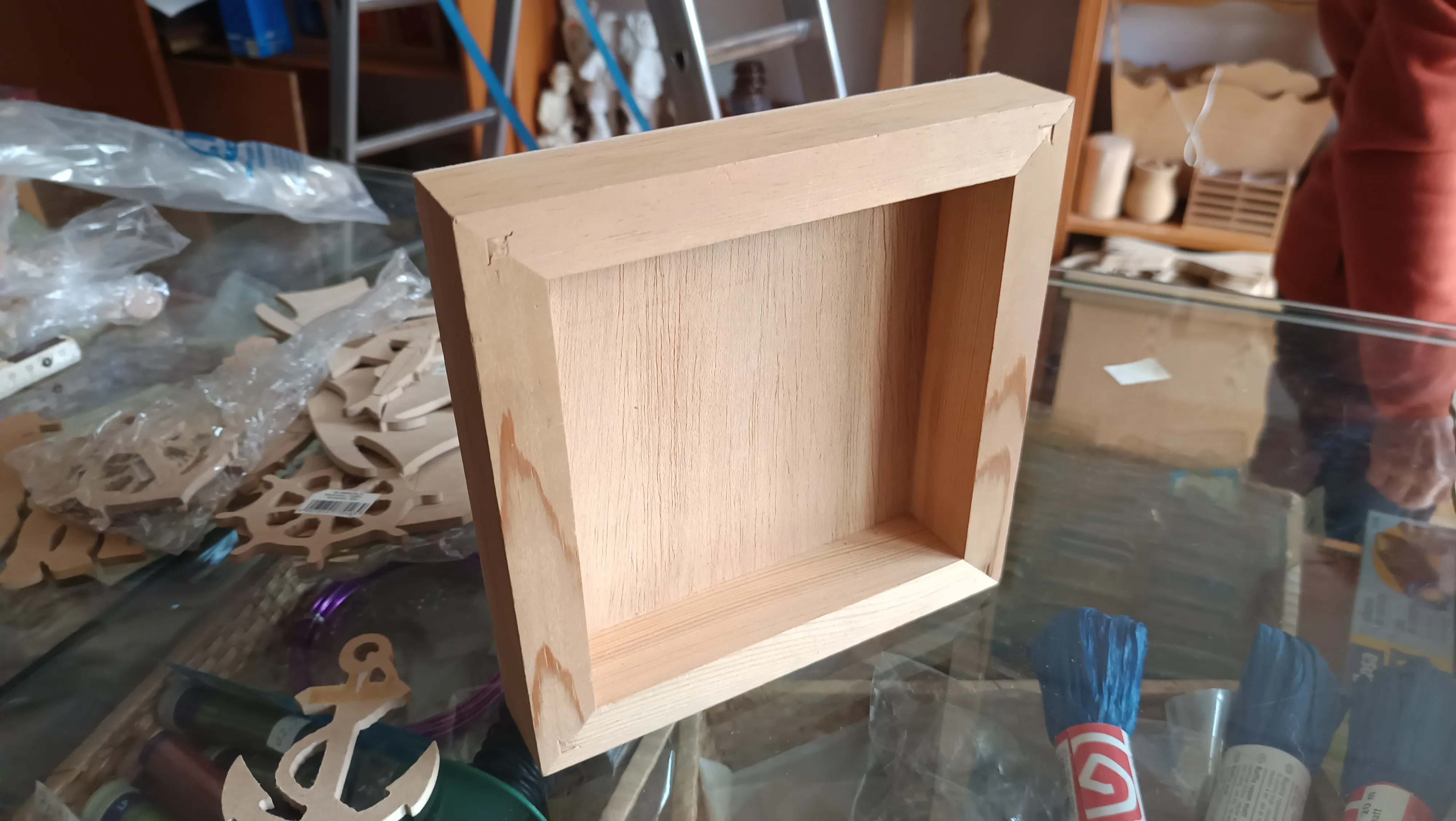 Lienzo madera 20x20cm