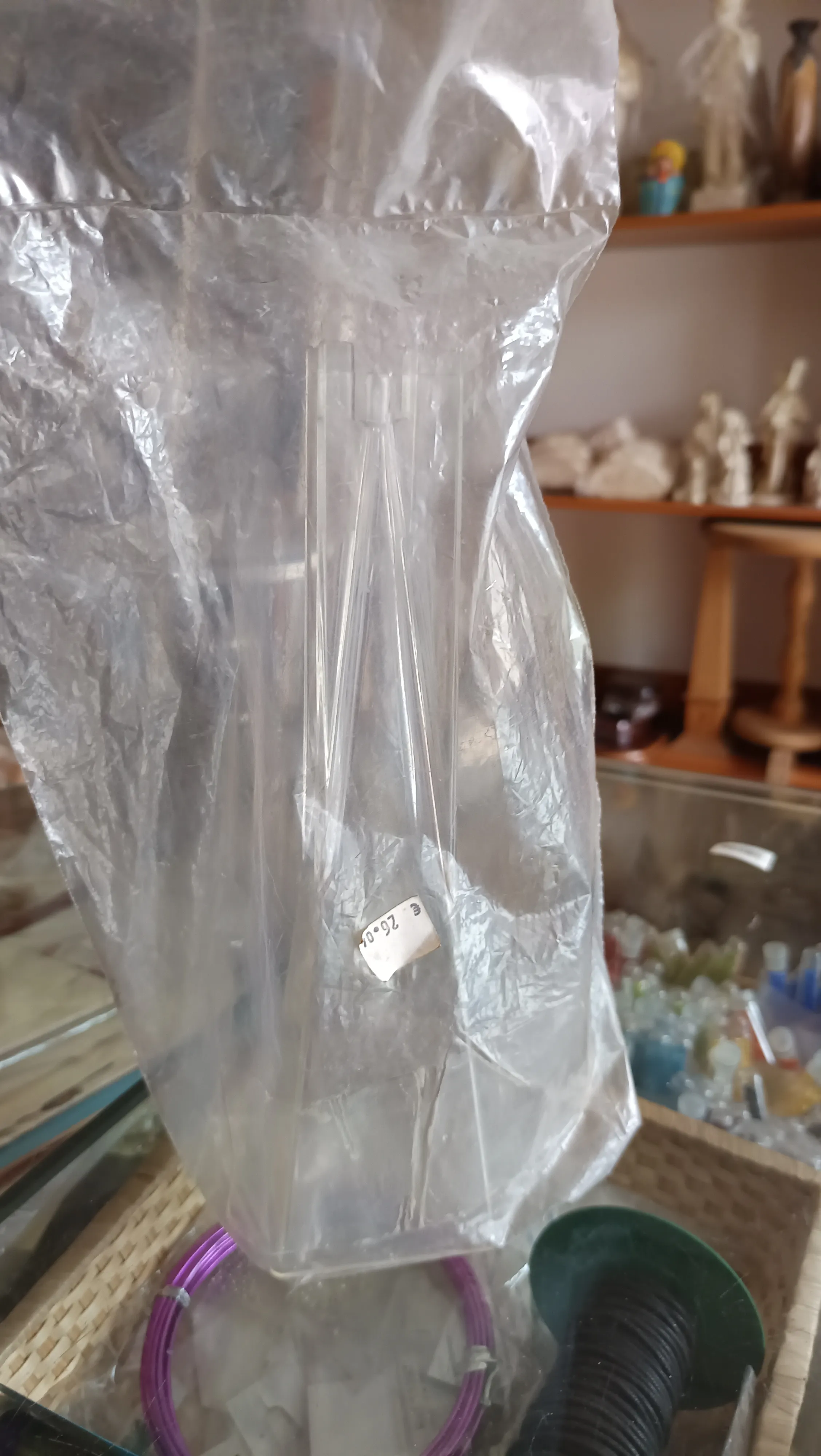 Molde velas plástico pirámide 18cm