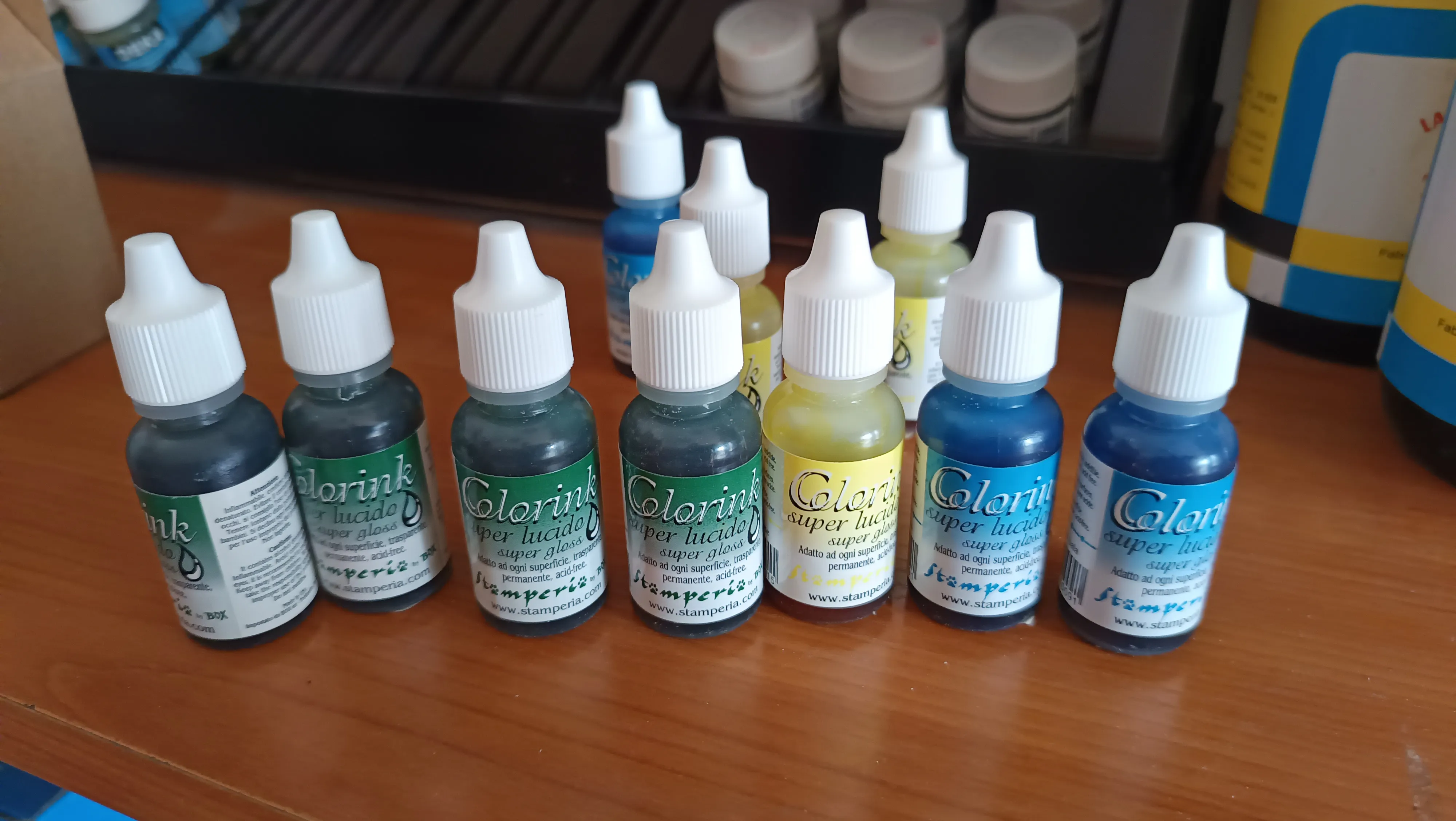 Colorink 10 botes al alcohol